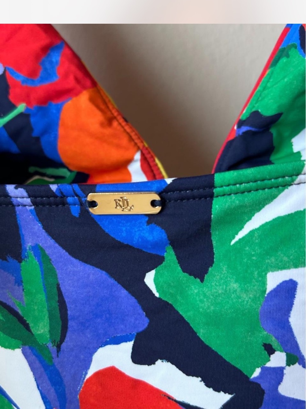 Ralph Lauren multicoloured one piece swimsuit Vibrant Floral 10 - Picture 4 of 8